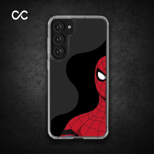 Spider-Man Half Face Silicone Case – Superhero Protective Cover