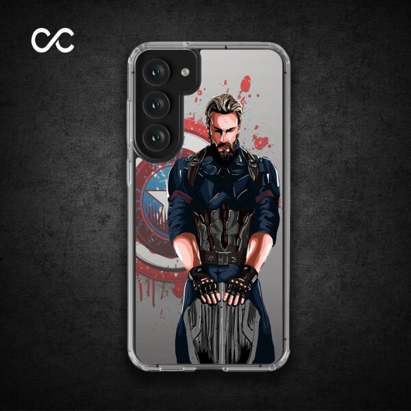 Captain America Warrior Edition Silicone Case – Premium Marvel Phone Cover