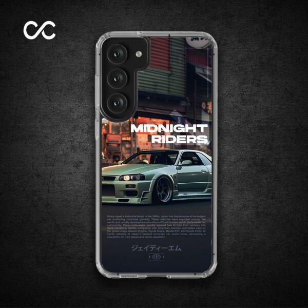 Midnight Riders Skyline R34 Phone Cover | Premium Silicone Case